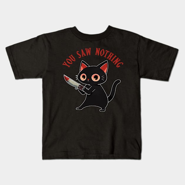 You saw nothing Kids T-Shirt by FanFreak